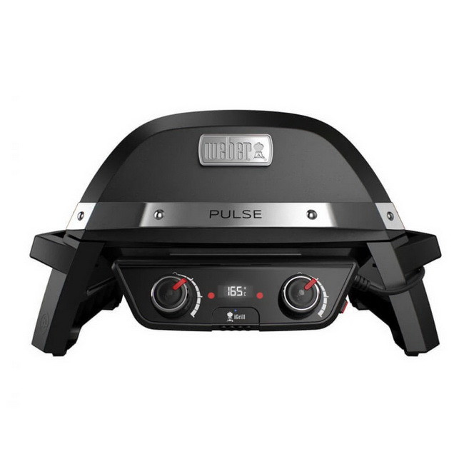 Гриль електричний портативний Weber PULSE 2000 (390х710х600 мм), чорний