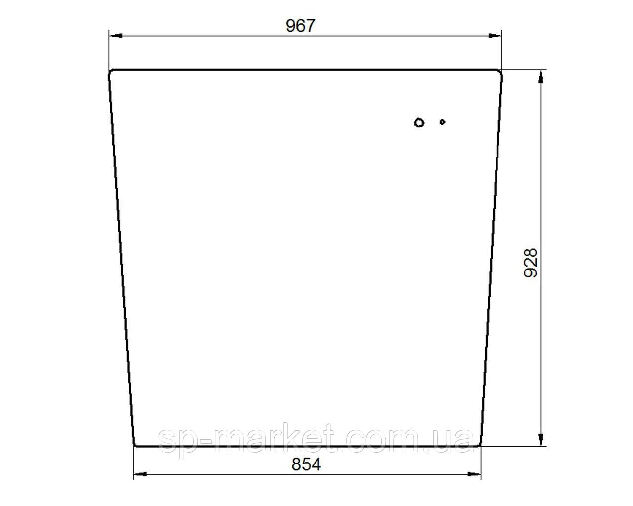 Скло заднє верхнє TEREX 6099765M91, фото 1