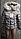 Куртка жіноча демісезонна хутряний комір з капюшоном сірий р. 40-42 (заміри в описі), фото 4