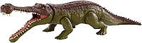 Игрушка динозавр мощный укус 35 см Jurassic World Massive Biters Sarcosuchus Larger-sized Dinosaur Юрский мир