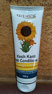 Кондиціонер для пошкодженого волосся Алое Мигдаль 100 гр Patanjali hair conditioner Damage Control Kesh kanti Ін