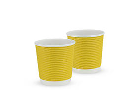 Стакан гофрований 110 мл (кольоровий) F-ХВИЛЯ d60, 25 шт/уп, 1750 шт/ящ.