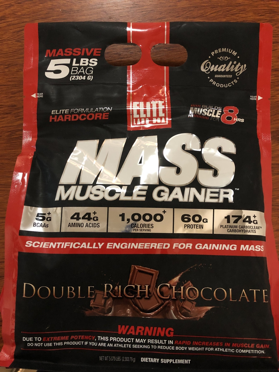 Гейнер Mass Muscle Gainer от Elite Labs 2300 gram
