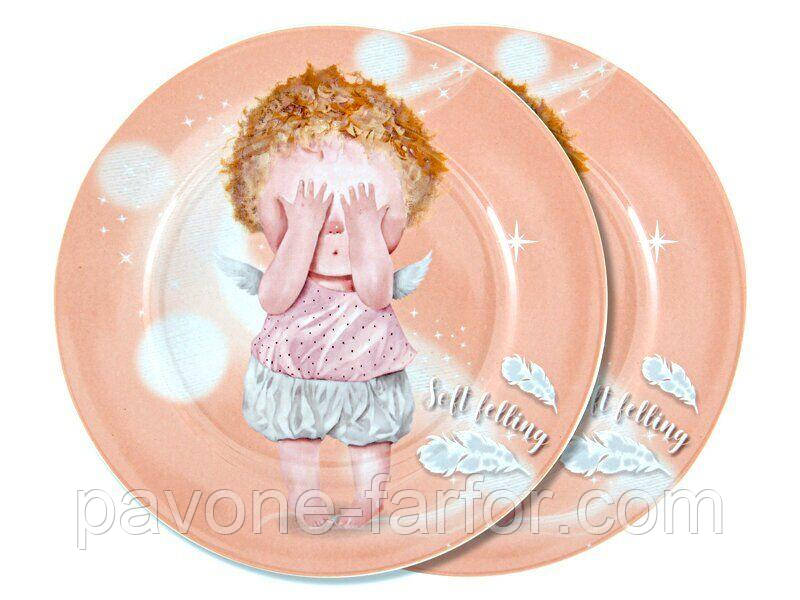 Набір із 2 десертних тарілок Гапчинська Ніжні почуття 924-704, фото 1