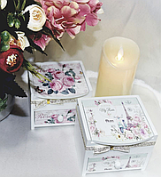 🔥Скринька міні комод для прикрас "My Roses" із дзеркалом