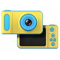 Фотоаппарат детский LVD Photo Camera Kids V7 5369, желто-голубой