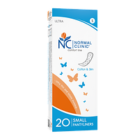 NCF 11L "Normal Clinic" прокладка ежедневная Comfort ultra cotton&slim без инд упаковки 20шт.150 мм.