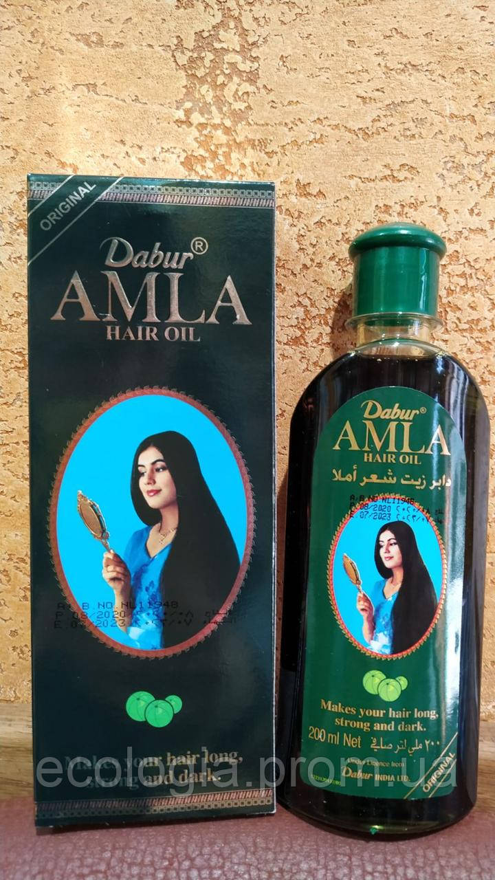 Dabur Amla Hair Oil 200 гр Масло для волос Амла Укрепляет Ухаживает От выпадения волос Ломкость Питает корни - фото 5 - id-p295810600