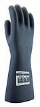 Неопренові рукавички проти хімічних речовин Portwest A820 Чорний, XL, фото 2