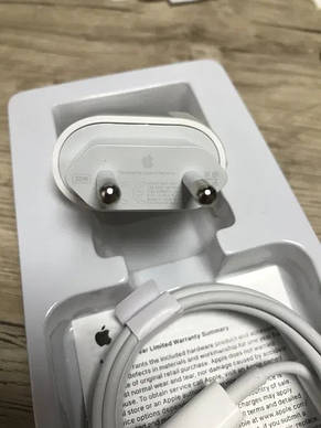 Швидка Зарядка для iPhone 20W USB-C + Кабель Type-C на Lightning, фото 4