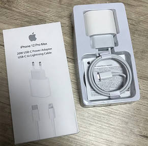 Швидка Зарядка для iPhone 20W USB-C + Кабель Type-C на Lightning, фото 3