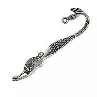 Закладка для книг Русалка срібло (велика)