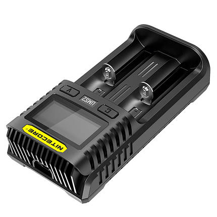 Універсальний зарядний пристрій Nitecore SC4 Ni-Cd/Ni-Mh/Li-Ion/IMR/LiFePO4 (3.6-4.35 V)/3A 220V/12V LCD, фото 1