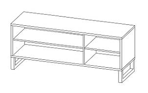 Тумба під телевізор Барі 579х1400х445мм Сокме, фото 2