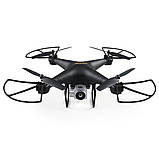 Квадрокоптер JJRC H68 Black - дрон з HD-камерою, FPV, 20хв польоту, фото 2