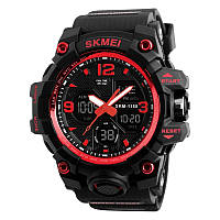Skmei 1155 B червоні чоловічий спортивний годинник