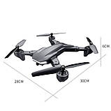 Квадрокоптер Visuo XS816 Battle Sharks 4K, з двома камерами, з FPV прямою трансляцією відео, оптичним, фото 3