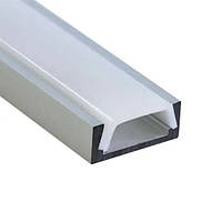 Biom алюмінієвий профіль накладної стандартний для світлодіодної стрічки