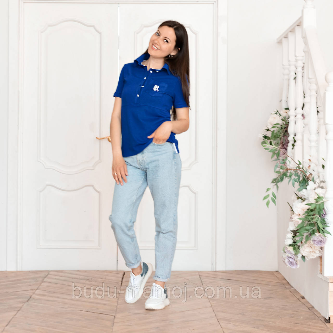 Футболка для мам-годувальниць Polo