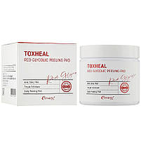 Пілінг-диски з АНА + ВНА + PHA кислотами Esthetic House Toxheal Red Glycolic Peeling Pad 100 шт, фото 3