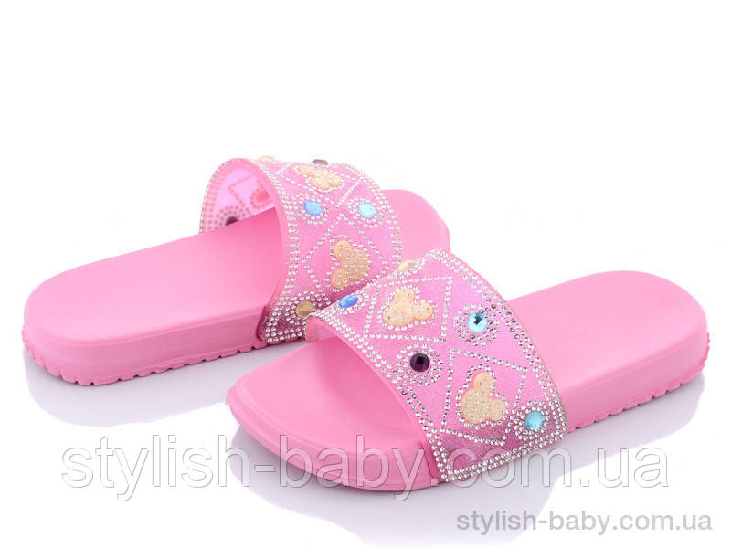 Дитяче літнє взуття гуртом. Дитячі шльопанці 2021 бренда Luck Line для дівчаток (рр. з 30 по 35)