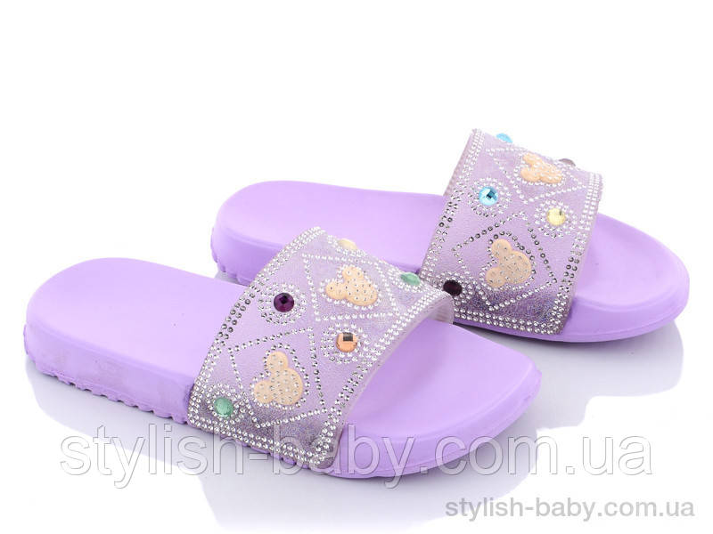 Дитяче літнє взуття гуртом. Дитячі шльопанці 2021 бренда Luck Line для дівчаток (рр. з 30 по 35)