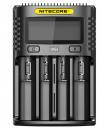 Універсальний зарядний пристрій Nitecore SC4 Ni-Cd/Ni-Mh/Li-Ion/IMR/LiFePO4 (3.6-4.35 V)/3A 220V/12V LCD, фото 3