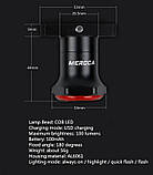 MEROCA Kinetic MX2 Розумний Велосипедний Ліхтар + функція Автостоп і Авторежим (100LM, 500mAh, LED*20, USB, IPX6), фото 9