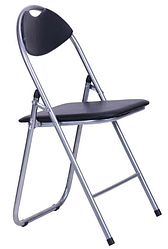 Стілець Джокер алюм ПВХ чорний