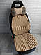 Ортопедическая подушка EKKOSEAT для авто кресла в комплекте подушка на подголовник. Универсальная.(TIR), фото 4