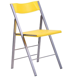 Стілець Ібіца алюм пластик жовтий