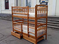 Кровать двухъярусная деревянная трансформер Карина Люкс