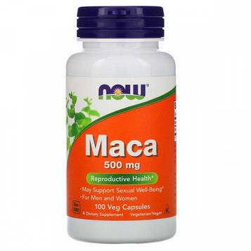 Трібулус - NOW Maca 500 mg / 100 caps