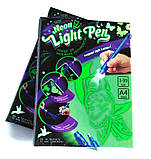 Набір Малювання світлом Котик (Neon Light Pen), Danko Toys (NLP-01-02U), фото 10