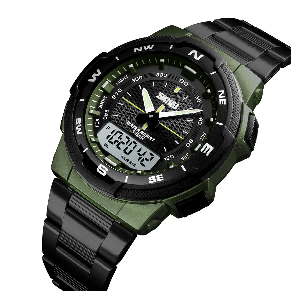 Чоловічий годинник Skmei MARSHAL 1370 зелений