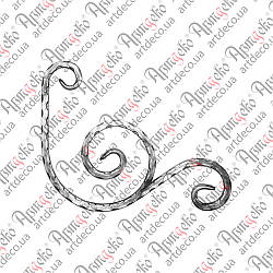 Декоративний елемент 290х365х12 вальц. Арт. 14.002.02