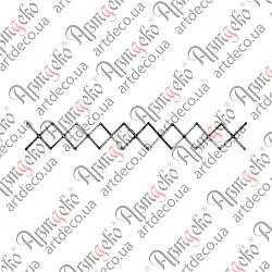 Фриз декоративний 1225х150/12х6 невальц. Арт. 15.015