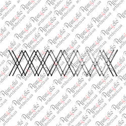 Фриз декоративний 1350х305/12х6  невальц. Арт. 15.016