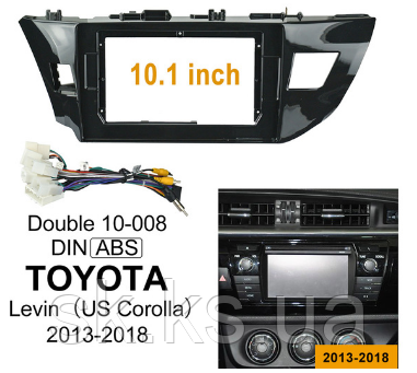 Автомобільна панель рамка для toyota і кабель живлення для андроїд магнітол