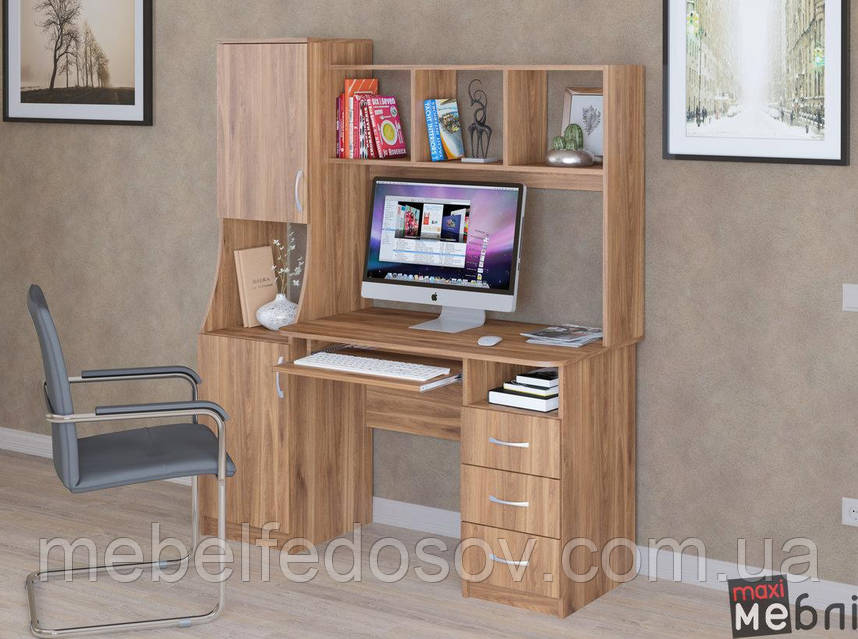 Стол компьютерный СМ-01 (Макси мебель) 1450х570х1700мм: продажа