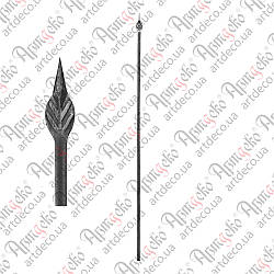 Стійка для огорожі 1500х12 невальц. Арт 25.010