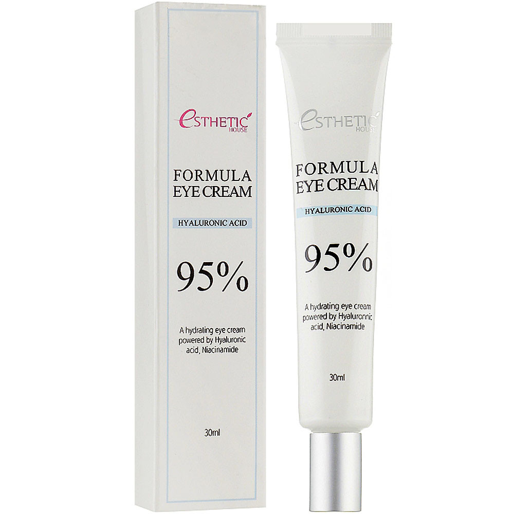 Зволожуючий крем для повік з гіалуроновою кислотою Esthetic House Formula Eye Cream Hyaluronic Acid 95% 30 мл, фото 1