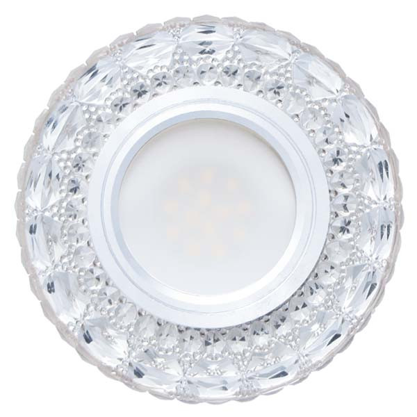 Світильник 7095 MR16 прозорий з led підсвіткою SMD2835 15leds (4000K) (5519), фото 1