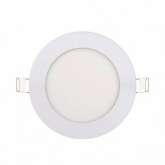 Панель врізна кругла SMD LED 6W 6400К d-120мм 270Lm/2/40 Slim-6