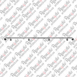 Перило пристінне 2700х140х120 Арт. 30.050.21