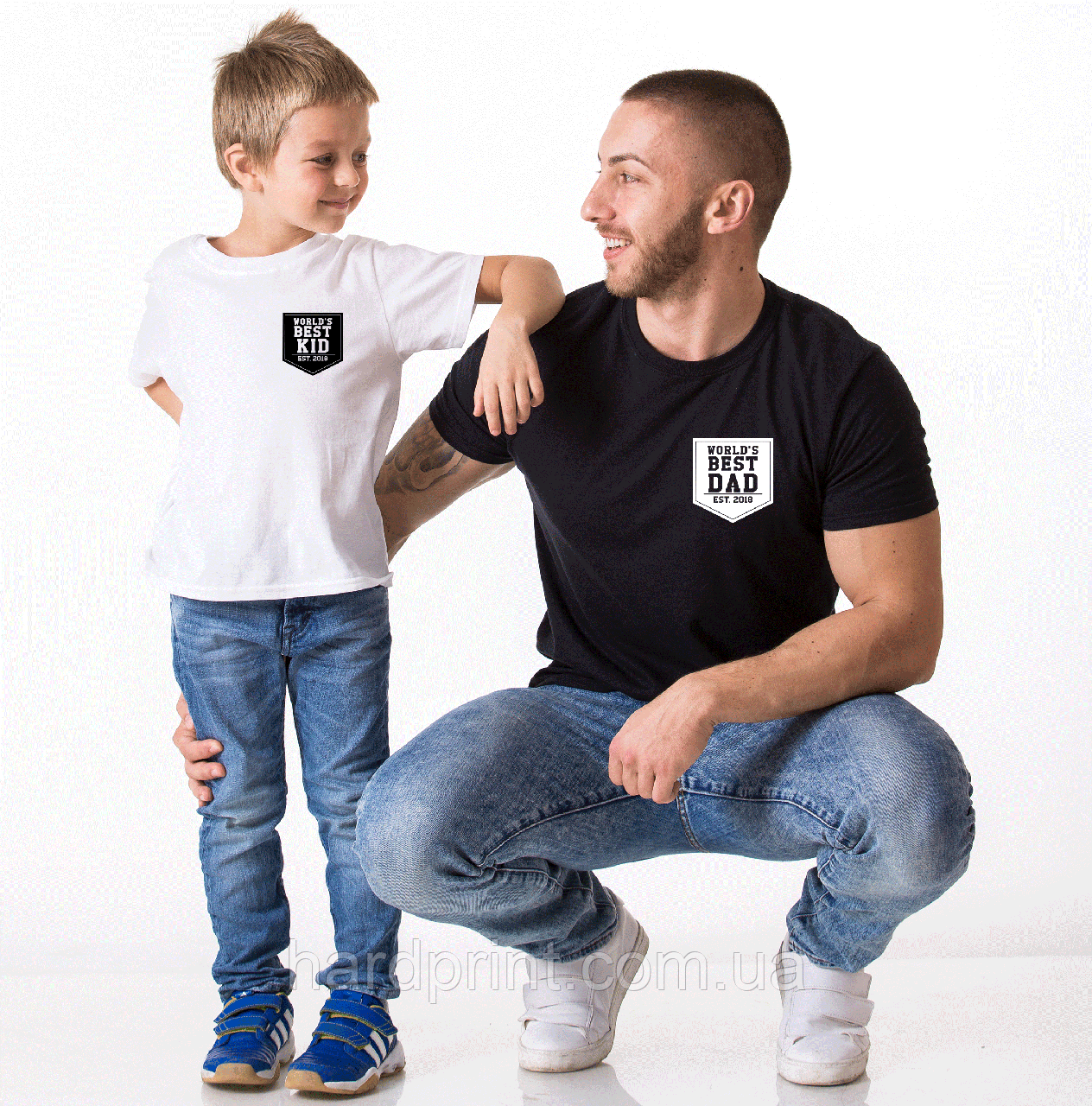Футболки. Family Look. Тато і син. Тато і дочка. найкращий ТАТО і найкраща ДИТИНА