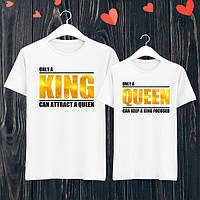 Парні футболки Король і Королева