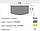 Комплект для TV тюнера - кронштейн 907ST і полку Gray (сірий) 180*350*6, фото 7