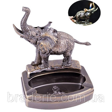 Попільничка із запальничкою Слон HL-8880X, фото 1