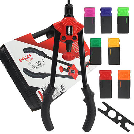 Заклепочник для заклепувальних гайок M3-M12, 360 мм Mar-pol M49569, фото 1